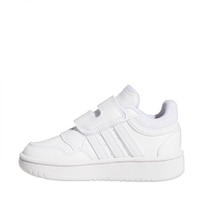 5. adidas Hoops 3.0 kids' shoes white GW0442