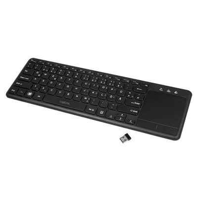 LogiLink ID0188 Keyboard Home RF Wireless QWERTZ Black