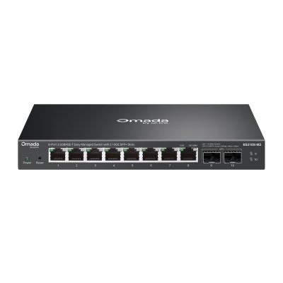 TP-Link ES210X-M2 Network Switch Managed 2.5G Ethernet (100/1000/2500) Desktop/Wall Mount Black
