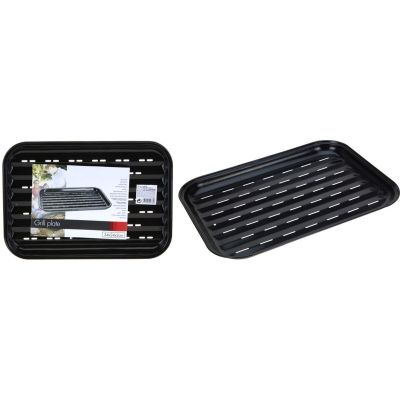 GRILLING TRAY 34x24CM NON-STICK BLACK