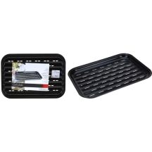 GRILLING TRAY 34x24CM NON-STICK BLACK