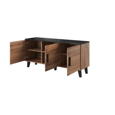2. Chest of drawers LOTTA 150 3D wotan + matt black