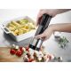 3. GEFU FLEXICUT food knife in various shapes Black, Gray, Transparent Plastic, Stainless Steel