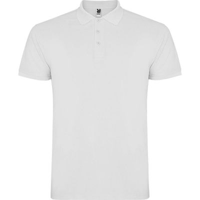 White short-sleeved POLO shirt