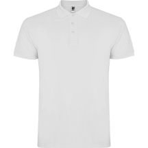 White short-sleeved POLO shirt