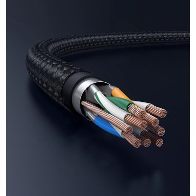 18. Ugreen NW153 Ethernet RJ45 Cat8 Cable Copper Core 1.5m - Black