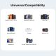 11. UNITEK 2X GAN 45W CHARGING UNIT, 2XUSB-C PD 3.0, QC, BLACK