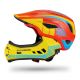 3. Rockbros TT-32SOYB-M children's bicycle helmet with detachable chinbar, size M - yellow-orange