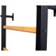 18. GYMNASTIC WOODEN AND METAL WALL BAR WITH 4 HANDLES BENCHK 200B