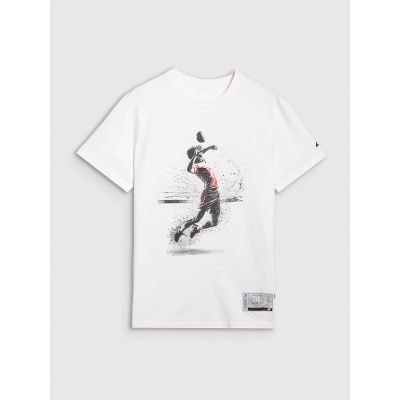 9. Men's regular t-shirt with volleyball print 4F 4FRAW25TTSHM3318-10S