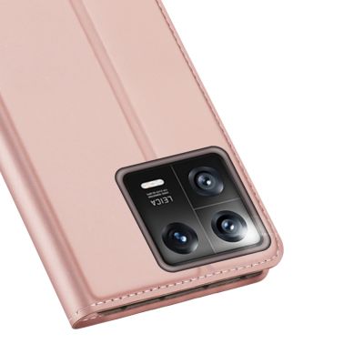 3. Dux Ducis Skin Pro Case Xiaomi 13 Flip Card Wallet Stand Pink