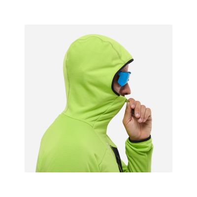 7. MILLET Trilogy Icon Lightgrid Hd M Yellow Lime Men's Sweatshirt