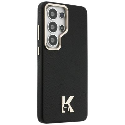 4. Karl Lagerfeld K Metal Logo MagSafe Case for Samsung Galaxy S26 Ultra - Black