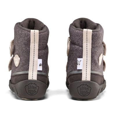 2. Affenzahn Comfy Rhino Recycled Wool Barefoot Winter Boots (01250-80028)