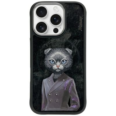 Nimmy Magnetic fashion cute pet MagSafe case for iPhone 16 Pro Max - black