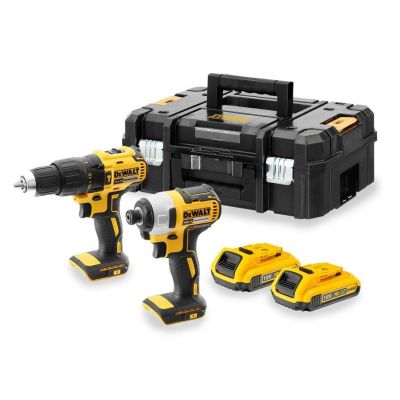 3. DeWALT DCK2060D2T-QW Powered Screwdriver/Impact Driver Yellow