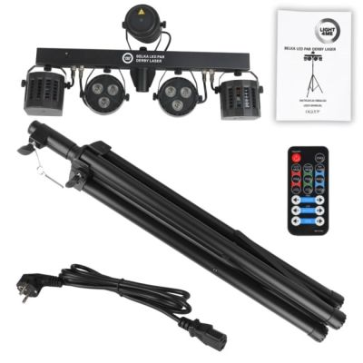 LIGHT4ME multi-effect LED PAR DERBY LASER BEAM