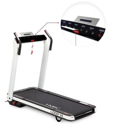 2. HMS LOOP14 electric treadmill 1-14 km/h