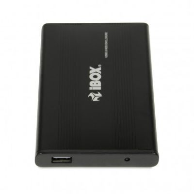 2. IBOX HD-01 EXTERNAL 2.5" USB 2.0 IEU2F01 housing (2.5"; USB 2.0; Aluminum; black)