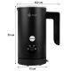 8. ELDOM SI560C FOMI Milk Frother, 500 W, Black, 300 ml, Frothing and Heating