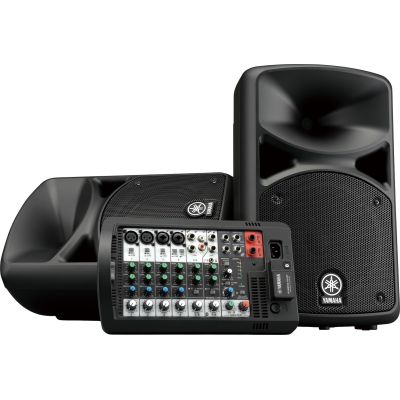 Yamaha STAGEPAS 400BT - Portable PA system with 8-channel mixer and built-in power amplifier