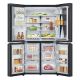 2. LG GMG960EVJE Multi Door Side-By-Side Refrigerator 179cm Essence Black Steel Matte Black Total NoFrost Water Feeder