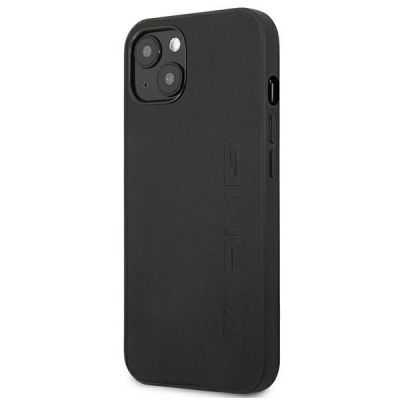 2. Mercedes AMG Leather Hot Stamped Case for iPhone 13 / 14 / 15 - Black