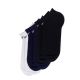 Emporio Armani Calza Ankle Socks Cotton Comfortable 3-Pack Navy Blue Black White