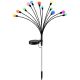 SOLAR LAMP DANCING IN THE WIND, COLORFUL BALLS, 12 LEDS, 72CM