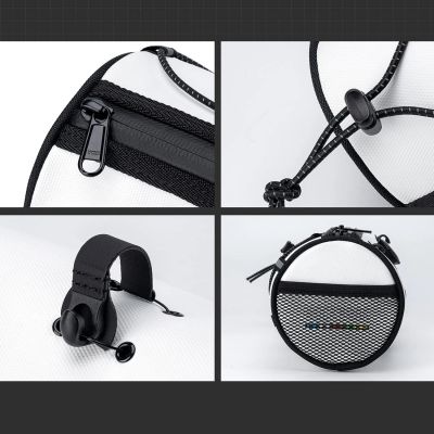10. Rockbros TL002 ROAD TO SKY 1.5L Handlebar Bag Waterproof – White
