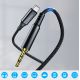 2. Choetech AUX006 USB-C / mini jack 3.5mm cable 1 m - black