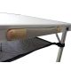 9. FOLDABLE CAMPING TABLE 120x60x70/62/55CM 4 CHAIRS AND SHELF