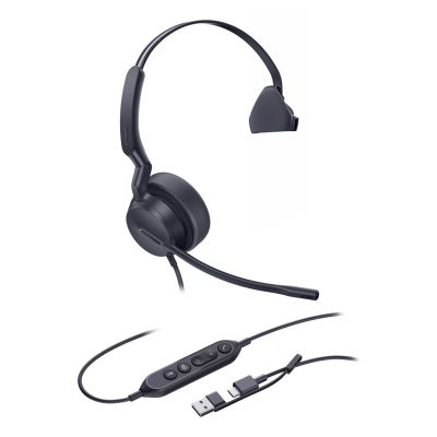 2. Yealink UH42 Mono Teams USB-C/A Headset Wired Headband Office/Call Center USB Type-C / USB Type-A Black
