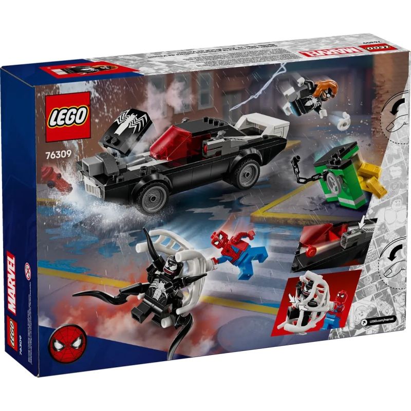 2. LEGO MARVEL SUPER HEROES 76309 Spider-Man vs. Venom's muscle car