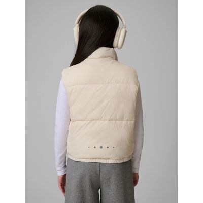 2. Girls' vest with synthetic filling 4F 4FJWSS26TVJAF312-12S