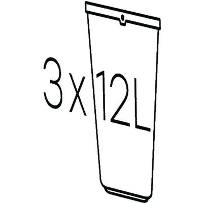 5. GARBAGE BINS 12 L COMPACTA Q SORT SET COLOR