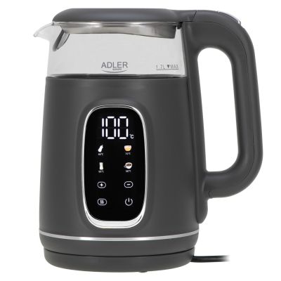 ADLER AD 1305 electric kettle, grey-silver