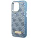 6. Guess GUHMP14LU4GPRB iPhone 14 Pro 6.1" blue/blue hard case 4G Logo Plate MagSafe
