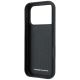 7. BMW M Quadrille Kevlar Anthracite & Tricolor Print Lines MagSafe Case for iPhone 17 Pro / 18 Pro - Black