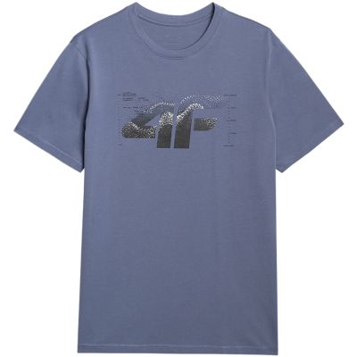 2. Men's T-shirt 4F M2359 denim 4FWAW25TTSHM2359 32S