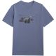 2. Men's T-shirt 4F M2359 denim 4FWAW25TTSHM2359 32S