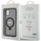 8. Guess Ring Stand Script Glitter MagSafe case for iPhone 11 / Xr - black