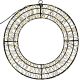 2. Decorative Christmas LED Wreath, Tire Design, 480 LEDs, 38 cm, Black