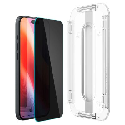 3. Spigen Glas.tR EzFit Privacy Tempered Glass for iPhone 15/16 with Adapter (2 pcs.)