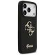 4. Guess Silicone Big 4G Script Case for iPhone 17 Pro - Black