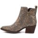 3. Women's snakeskin cowboy boots, gold, M.Daszyński SA261-1