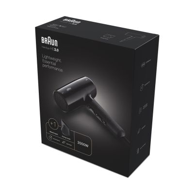 8. Braun HD2.0 Hair Dryer 2000W Black