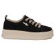 14. Leather platform sneakers black Filippo DP6122