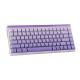 gasket HERO84 HE keyboard White+Purple+Gradient+LIGHT JadeKing switch RGB AULA