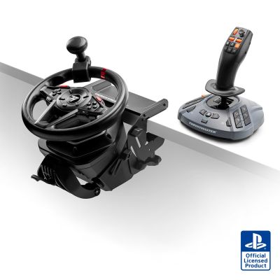 Thrustmaster T128 SimTask Farming Pack Black Steering Wheel + Pedals + Gear Shifter PC, PlayStation 4, PlayStation 5